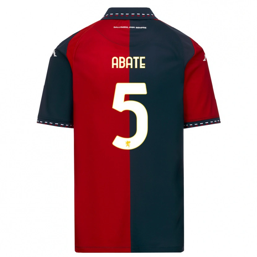 Danxen Men Giada Abate #5 Red Black White Home Jersey 2026/27 T-Shirt