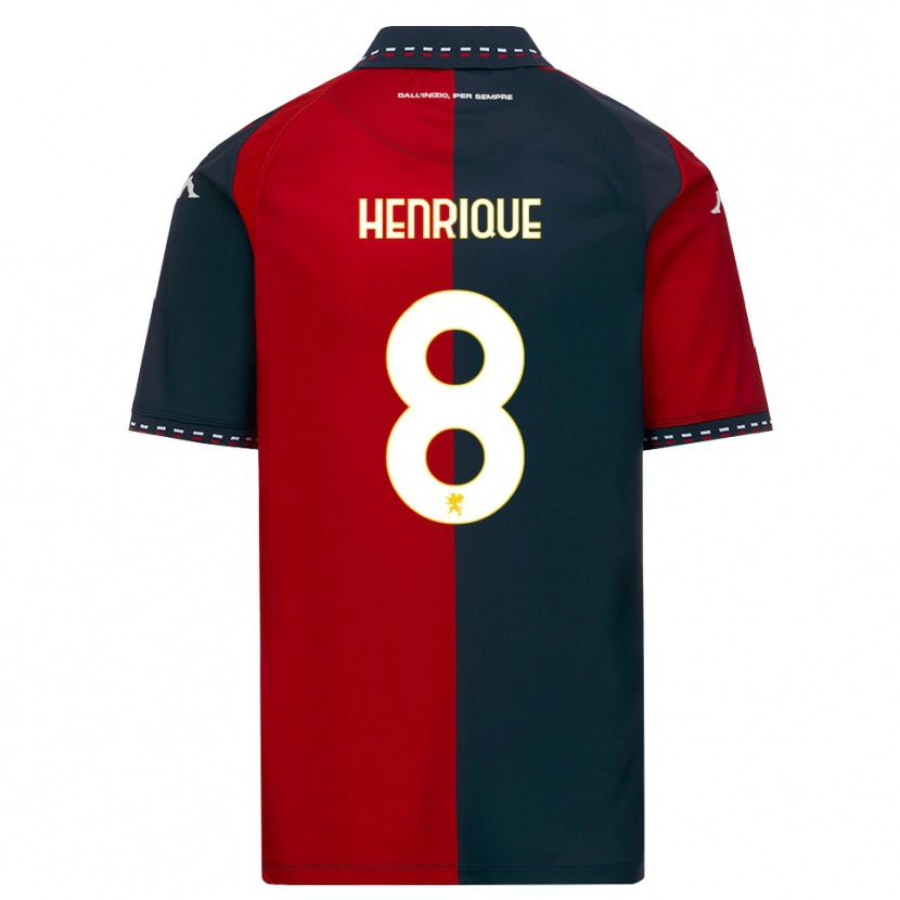 Danxen Men Henrique Di Stasi Liborio #8 Red Black White Home Jersey 2026/27 T-Shirt