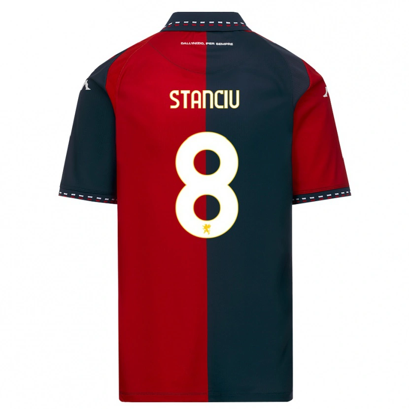Danxen Men Nicolae Stanciu #8 Red Black White Home Jersey 2026/27 T-Shirt