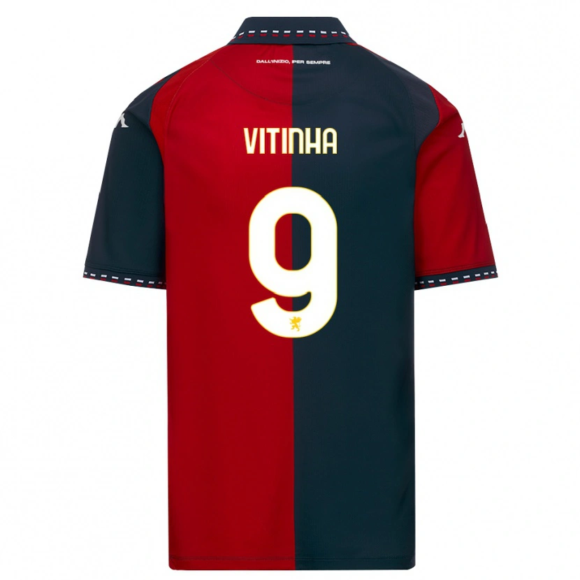 Danxen Men Vítor Manuel Carvalho Oliveira #9 Red Black White Home Jersey 2026/27 T-Shirt