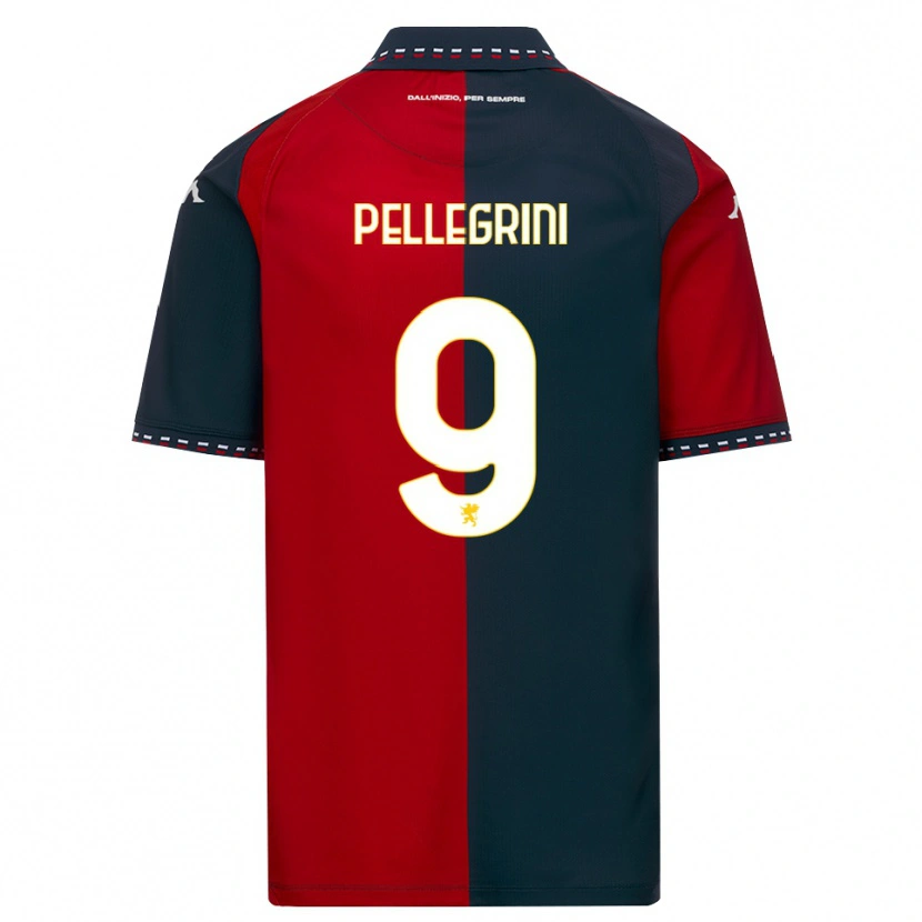Danxen Men Fernando Pellegrini #9 Red Black White Home Jersey 2026/27 T-Shirt
