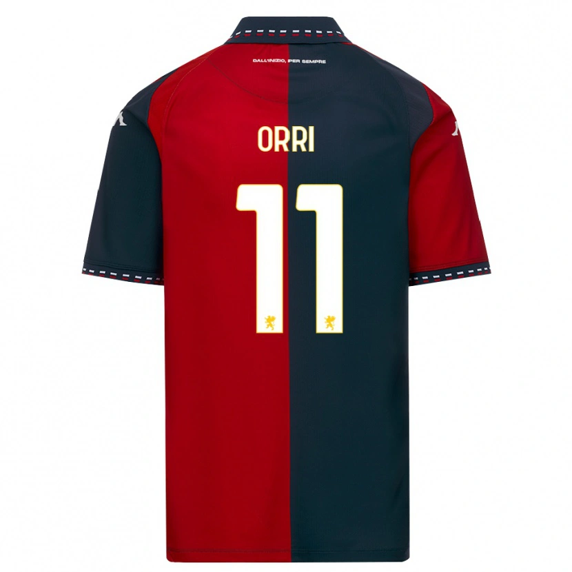 Danxen Men Ágúst Orri Thorsteinsson #11 Red Black White Home Jersey 2026/27 T-Shirt