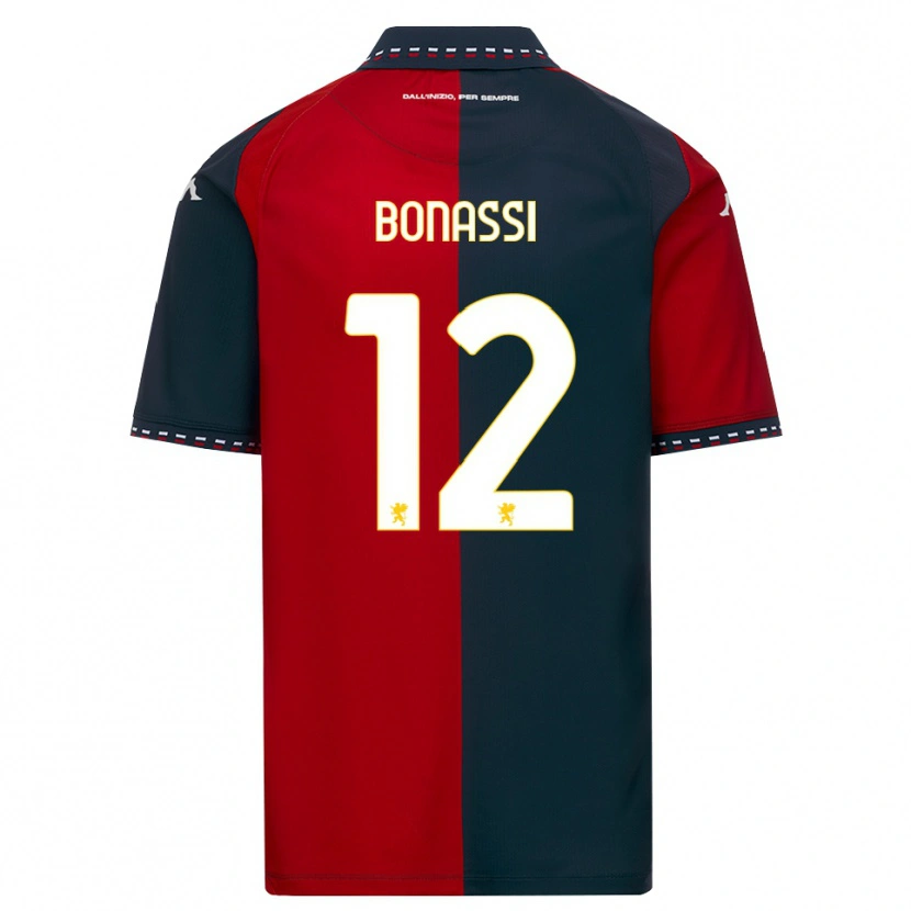 Danxen Men Lorenzo Bonassi #12 Red Black White Home Jersey 2026/27 T-Shirt