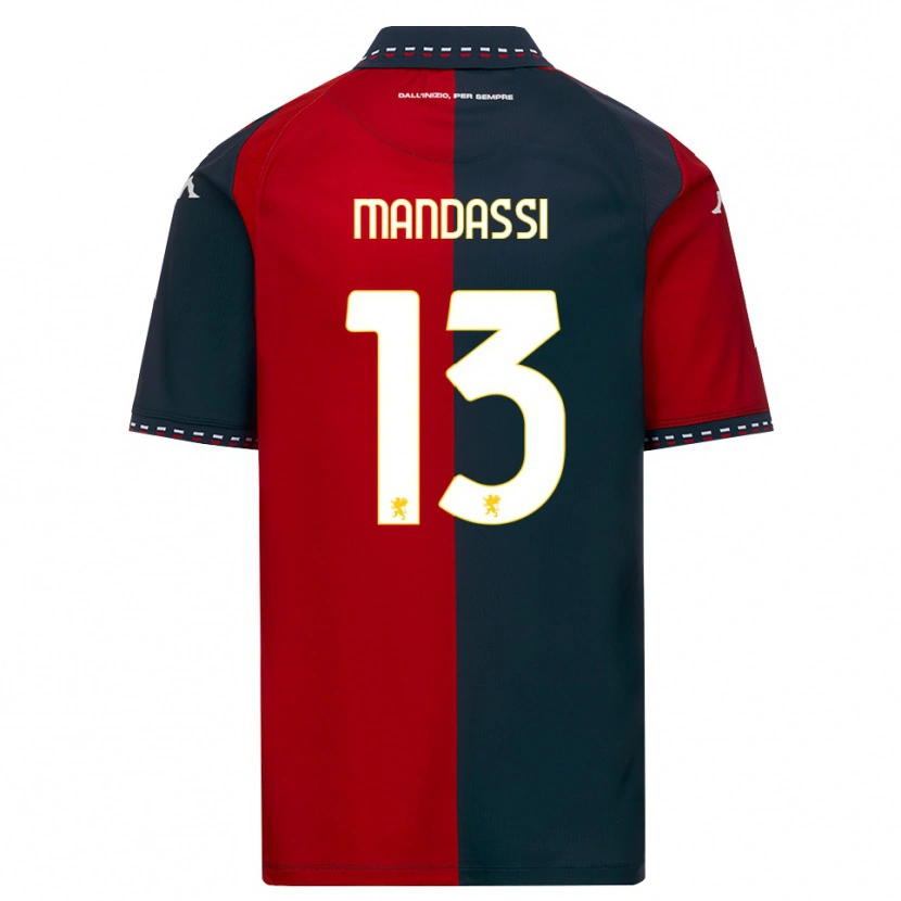Danxen Men Amir Mandassi #13 Red Black White Home Jersey 2026/27 T-Shirt