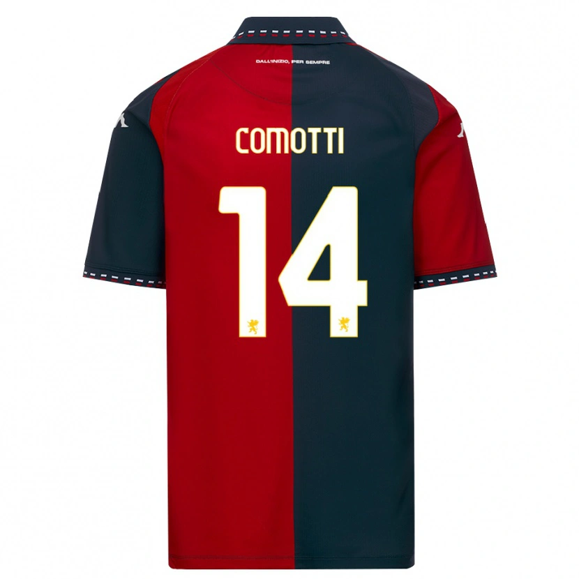 Danxen Men Manuel Comotti #14 Red Black White Home Jersey 2026/27 T-Shirt