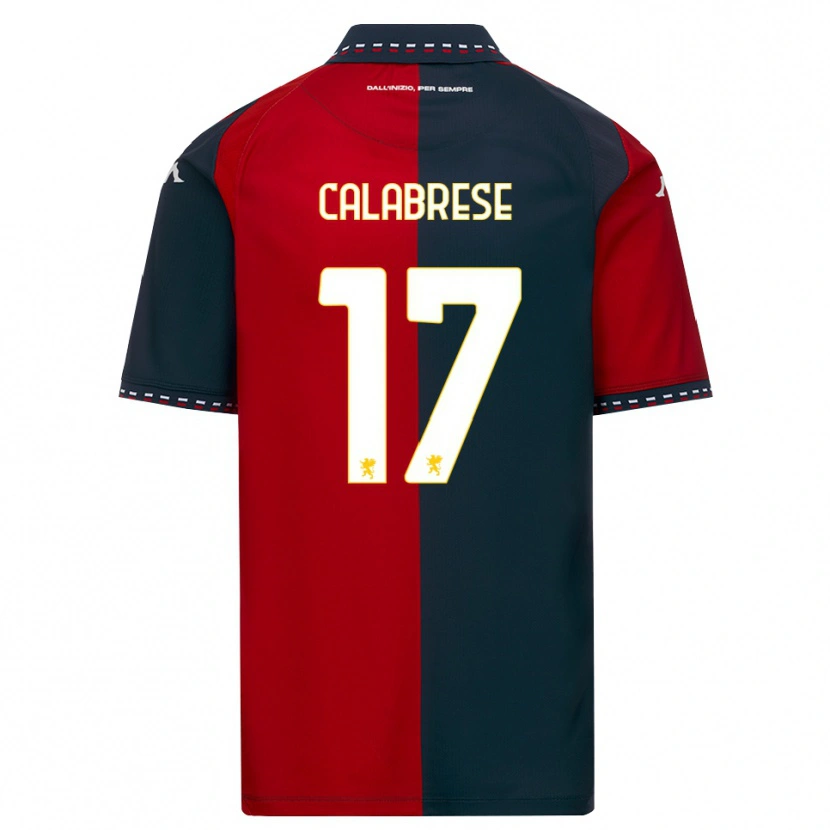 Danxen Men Filippo Calabrese #17 Red Black White Home Jersey 2026/27 T-Shirt
