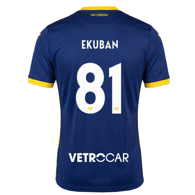 Danxen Men Caleb Ekuban #81 Royal Blue Yellow White Home Jersey 2026/27 T-Shirt