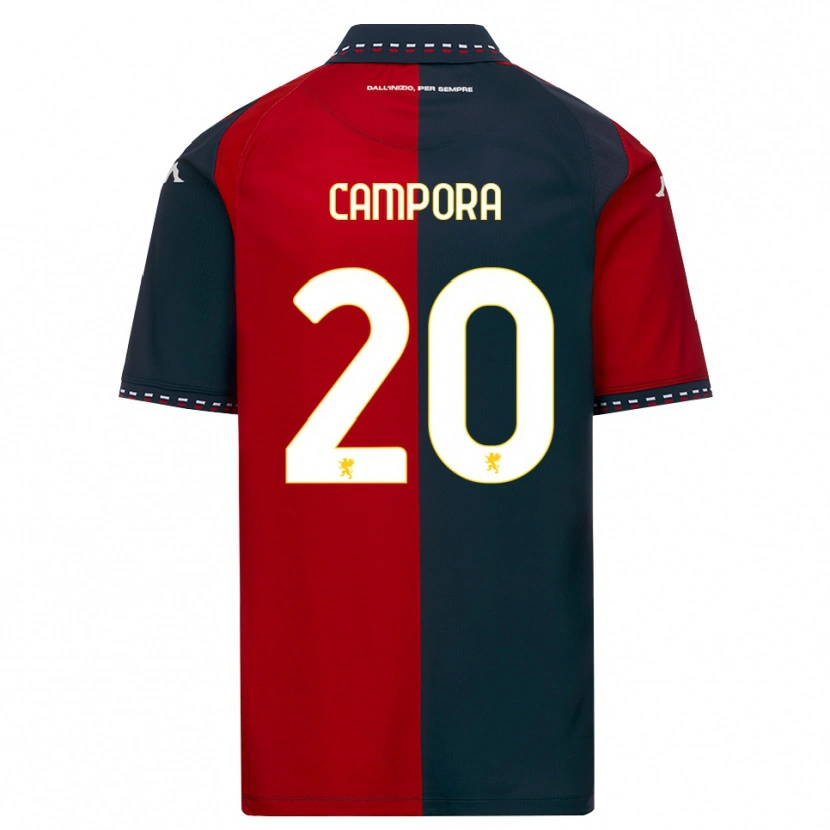Danxen Men Alice Campora #20 Red Black White Home Jersey 2026/27 T-Shirt