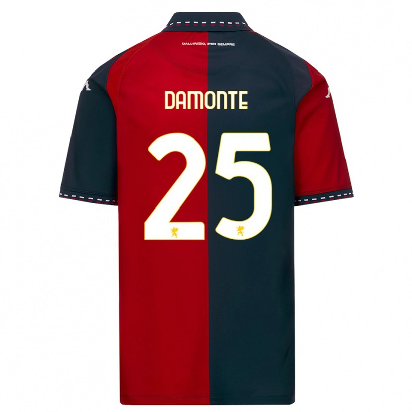 Danxen Men Lorenzo Damonte #25 Red Black White Home Jersey 2026/27 T-Shirt