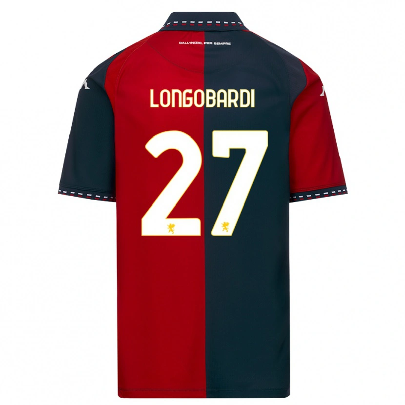 Danxen Men Giovanni Longobardi #27 Red Black White Home Jersey 2026/27 T-Shirt
