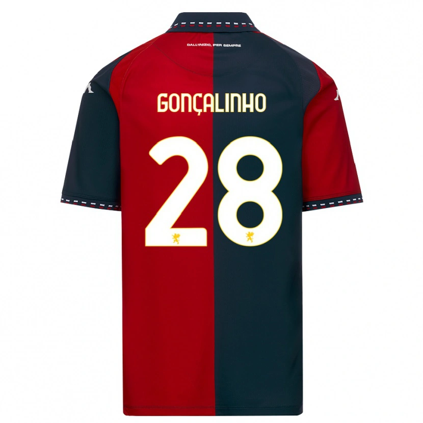 Danxen Men João Gonçalinho #28 Red Black White Home Jersey 2026/27 T-Shirt