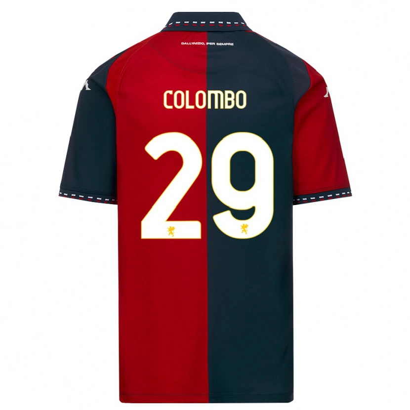 Danxen Men Lorenzo Colombo #29 Red Black White Home Jersey 2026/27 T-Shirt