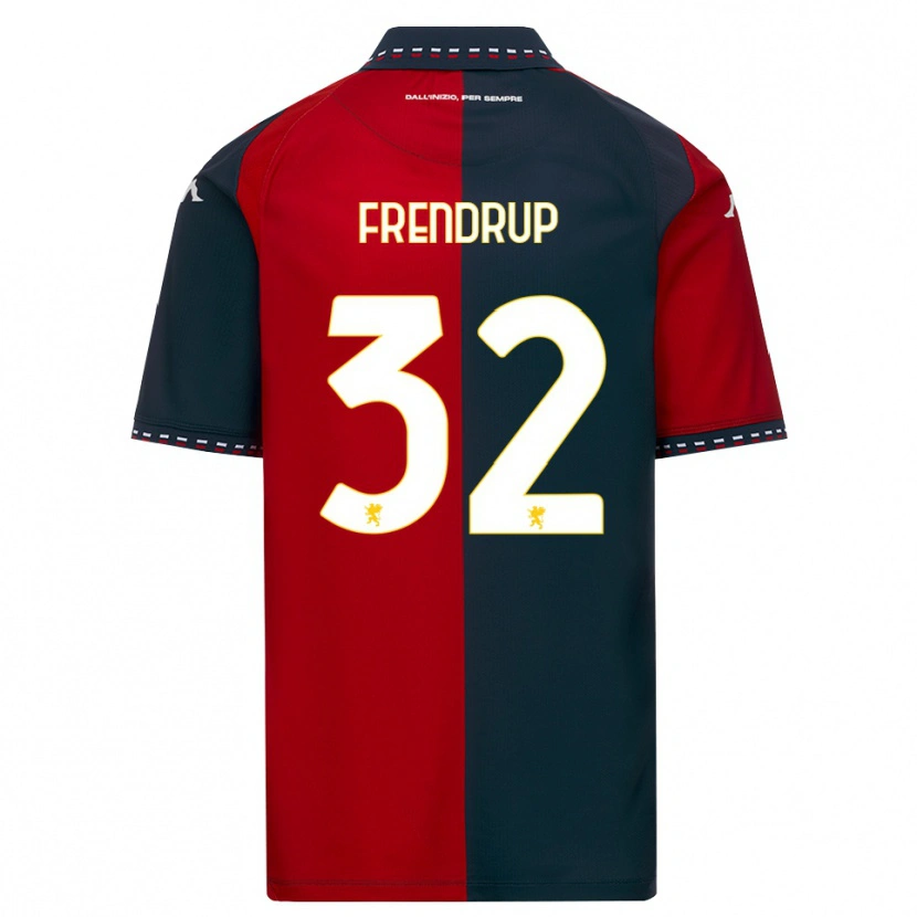 Danxen Men Morten Frendrup #32 Red Black White Home Jersey 2026/27 T-Shirt