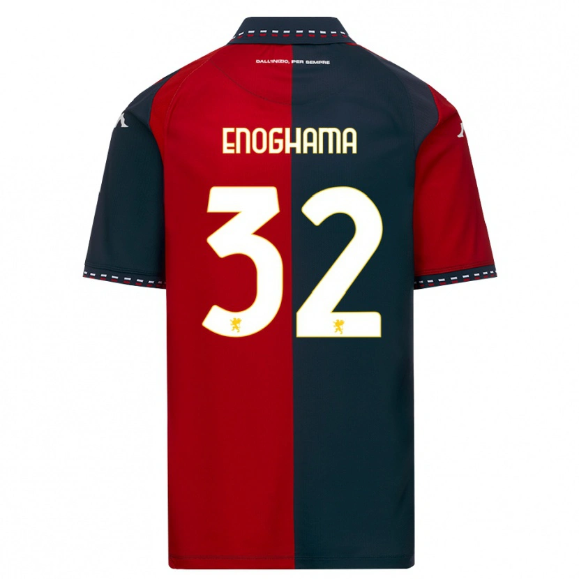 Danxen Men Isaac Enoghama #32 Red Black White Home Jersey 2026/27 T-Shirt