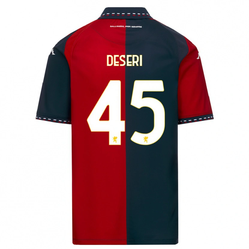 Danxen Men Gracien Deseri #45 Red Black White Home Jersey 2026/27 T-Shirt