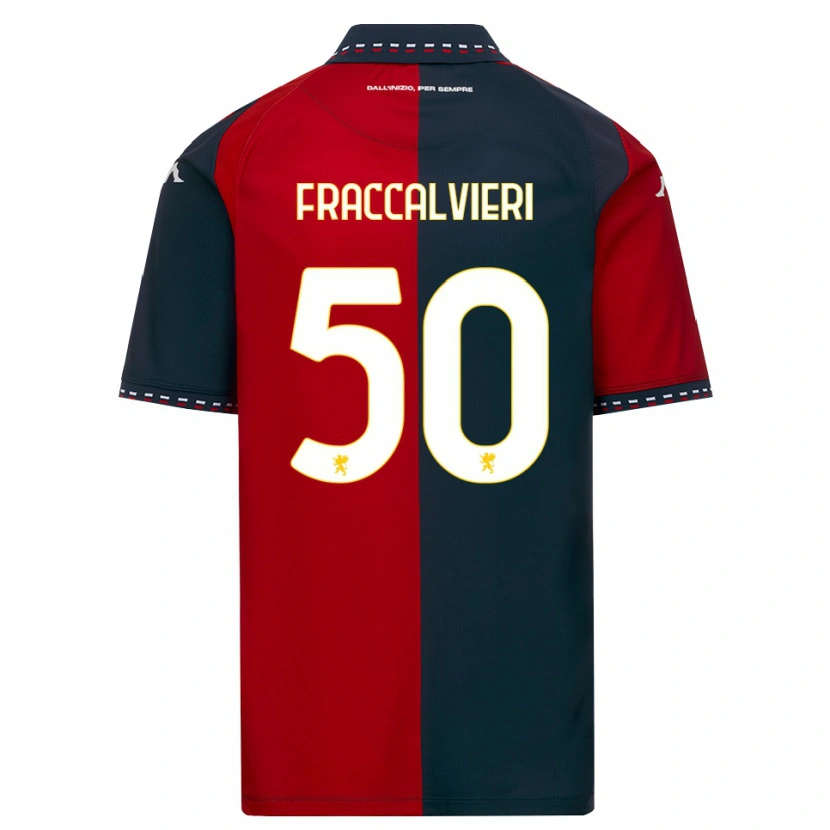 Danxen Men Michele Fraccalvieri #50 Red Black White Home Jersey 2026/27 T-Shirt