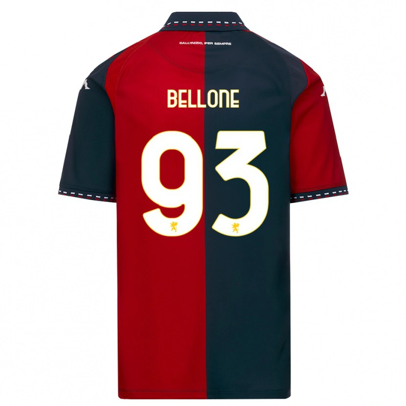 Danxen Men Francesco Bellone #93 Red Black White Home Jersey 2026/27 T-Shirt