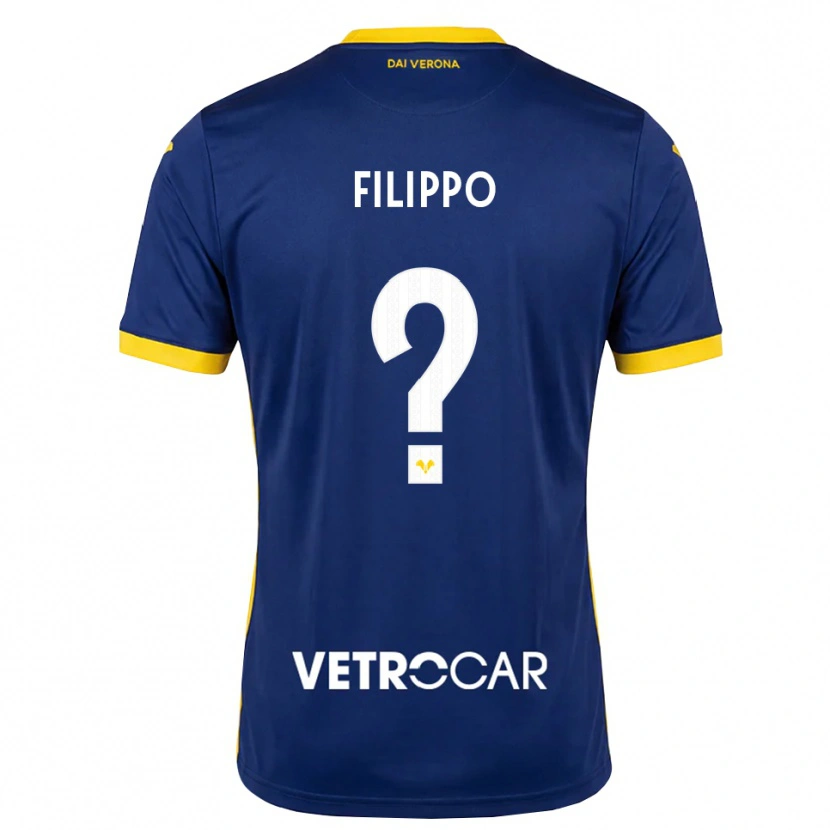 Danxen Men Filippo Minucelli #0 Royal Blue Yellow White Home Jersey 2026/27 T-Shirt