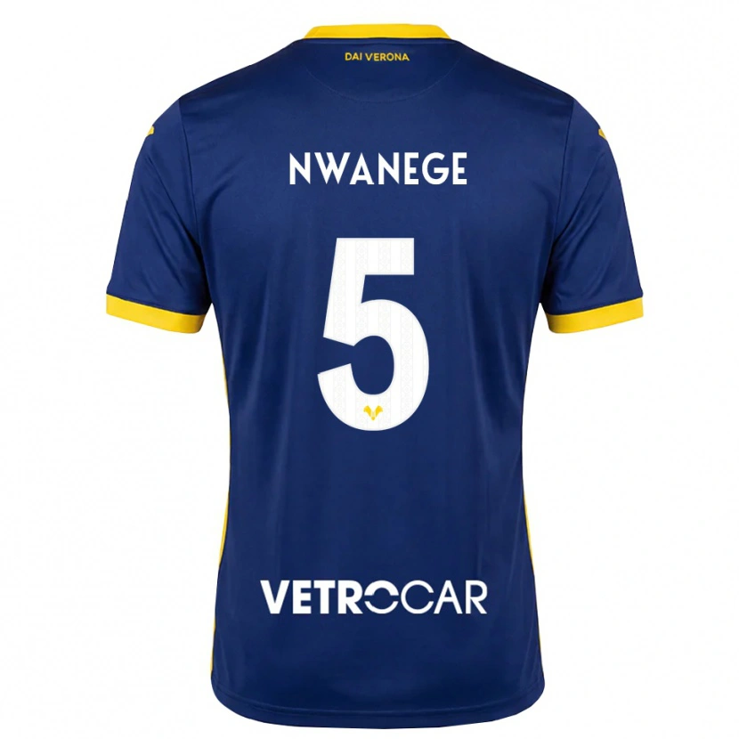 Danxen Men Karlson Nwanege #5 Royal Blue Yellow White Home Jersey 2026/27 T-Shirt