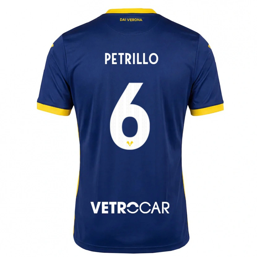 Danxen Men Mary Clare Petrillo #6 Royal Blue Yellow White Home Jersey 2026/27 T-Shirt