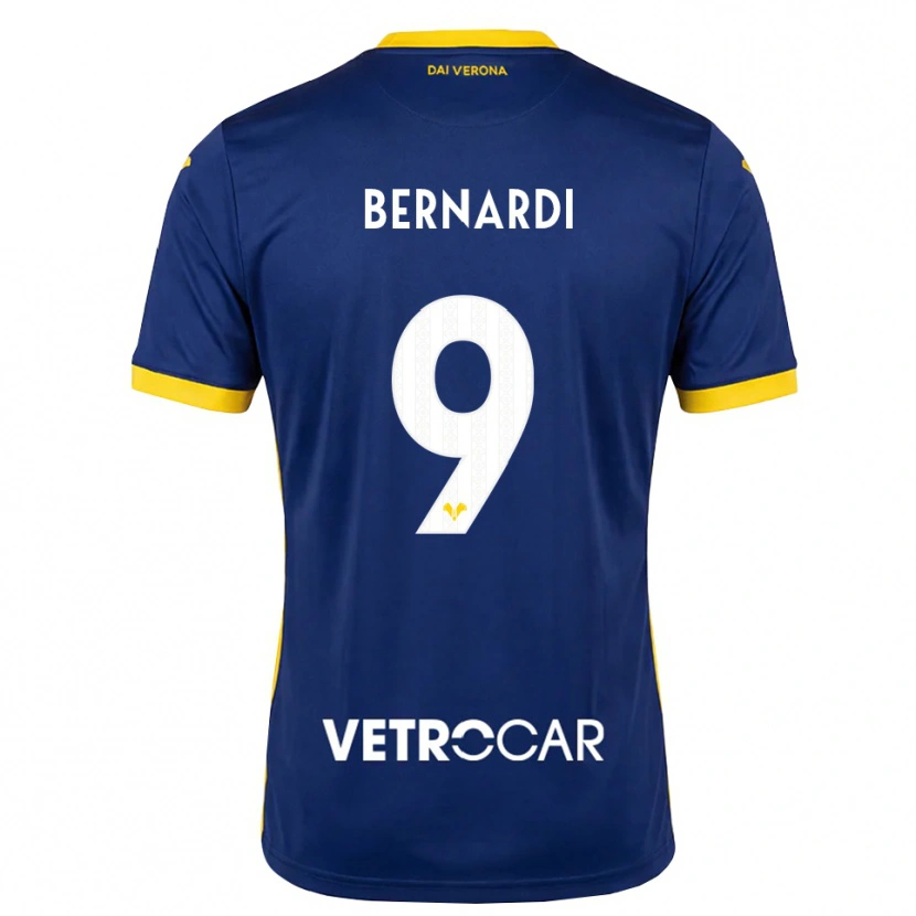 Danxen Men Veronica Bernardi #9 Royal Blue Yellow White Home Jersey 2026/27 T-Shirt