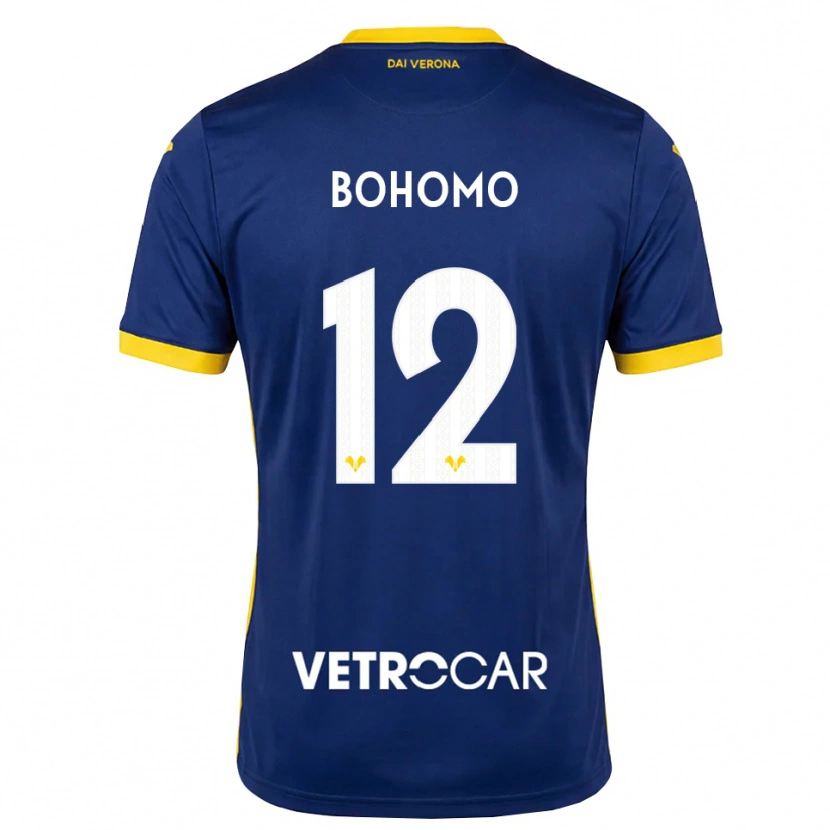 Danxen Men Allan Bohomo #12 Royal Blue Yellow White Home Jersey 2026/27 T-Shirt