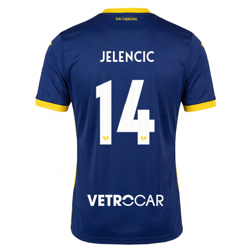 Danxen Men Ana Jelencic #14 Royal Blue Yellow White Home Jersey 2026/27 T-Shirt