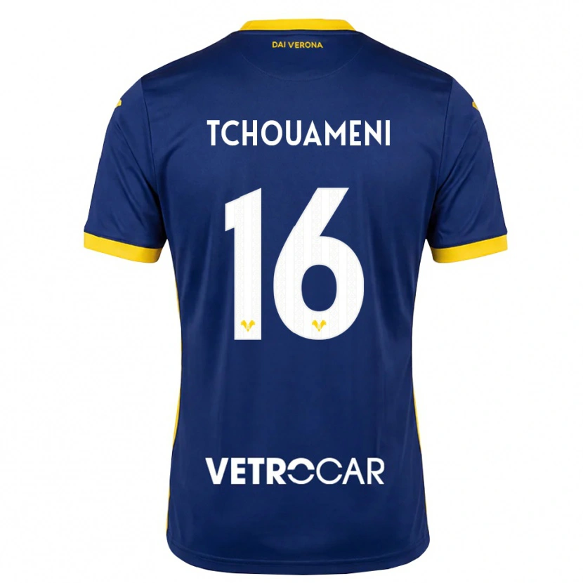 Danxen Men Alex Tchouameni #16 Royal Blue Yellow White Home Jersey 2026/27 T-Shirt