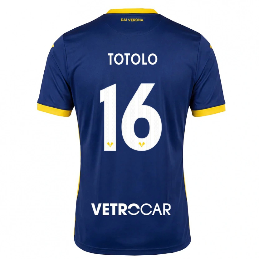 Danxen Men Maddalena Totolo #16 Royal Blue Yellow White Home Jersey 2026/27 T-Shirt
