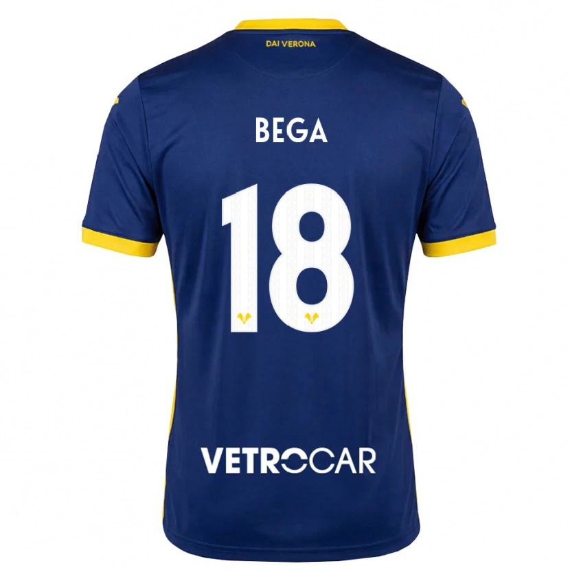 Danxen Men Leorat Bega #18 Royal Blue Yellow White Home Jersey 2026/27 T-Shirt