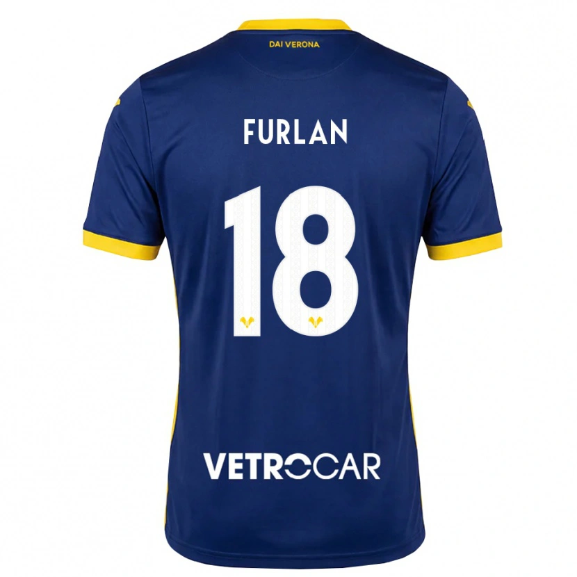 Danxen Men David Furlan #18 Royal Blue Yellow White Home Jersey 2026/27 T-Shirt