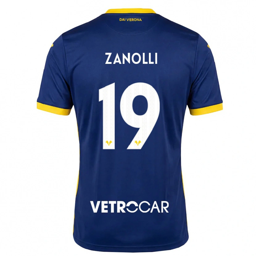 Danxen Men Michael Zanolli #19 Royal Blue Yellow White Home Jersey 2026/27 T-Shirt
