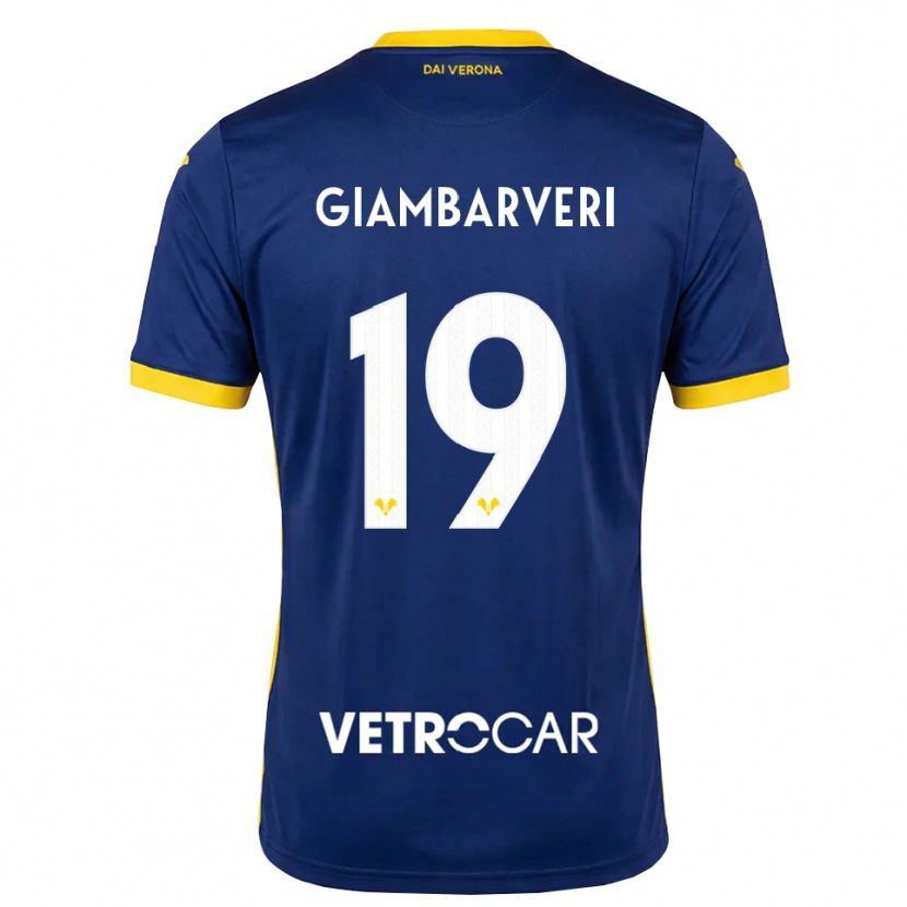 Danxen Men Mattia Giambarveri #19 Royal Blue Yellow White Home Jersey 2026/27 T-Shirt