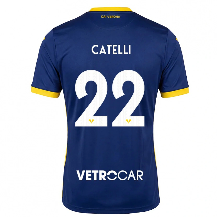 Danxen Men Anna Catelli #22 Royal Blue Yellow White Home Jersey 2026/27 T-Shirt
