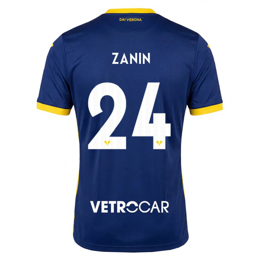Danxen Men David Zanin #24 Royal Blue Yellow White Home Jersey 2026/27 T-Shirt