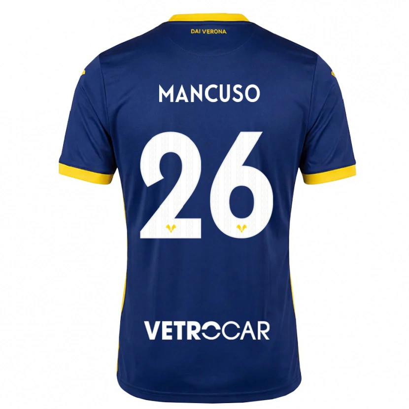 Danxen Men Giulia Mancuso #26 Royal Blue Yellow White Home Jersey 2026/27 T-Shirt