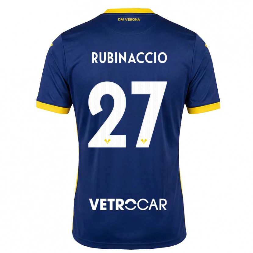 Danxen Men Nikol Rubinaccio #27 Royal Blue Yellow White Home Jersey 2026/27 T-Shirt