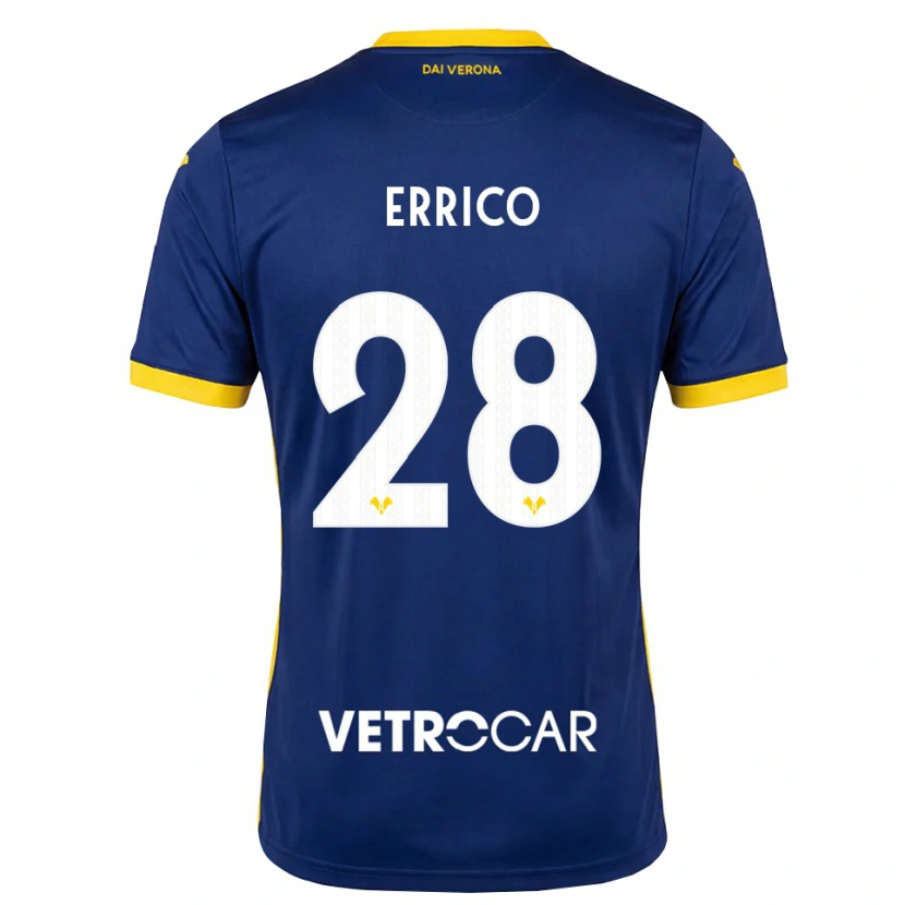 Danxen Men Emma Raffaella Errico #28 Royal Blue Yellow White Home Jersey 2026/27 T-Shirt
