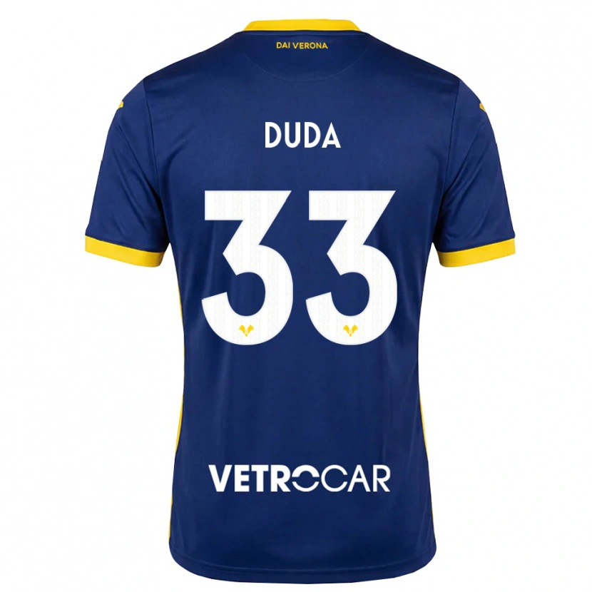 Danxen Men Ondrej Duda #33 Royal Blue Yellow White Home Jersey 2026/27 T-Shirt