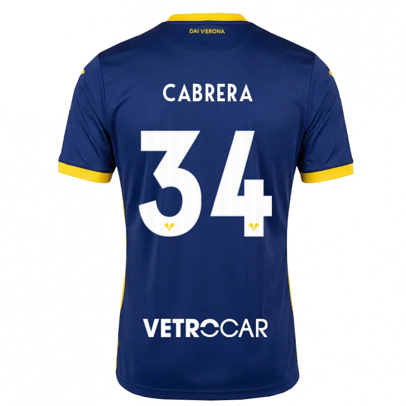Danxen Men Ilena Cabrera #34 Royal Blue Yellow White Home Jersey 2026/27 T-Shirt