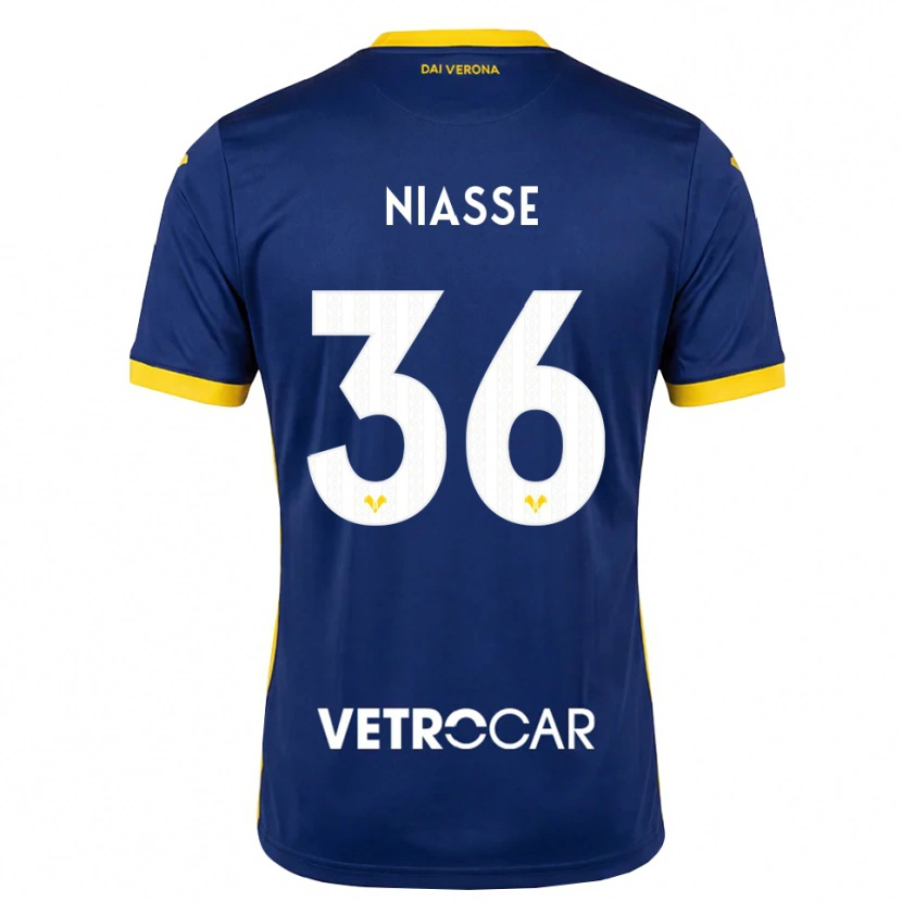 Danxen Men Cheikh Niasse #36 Royal Blue Yellow White Home Jersey 2026/27 T-Shirt