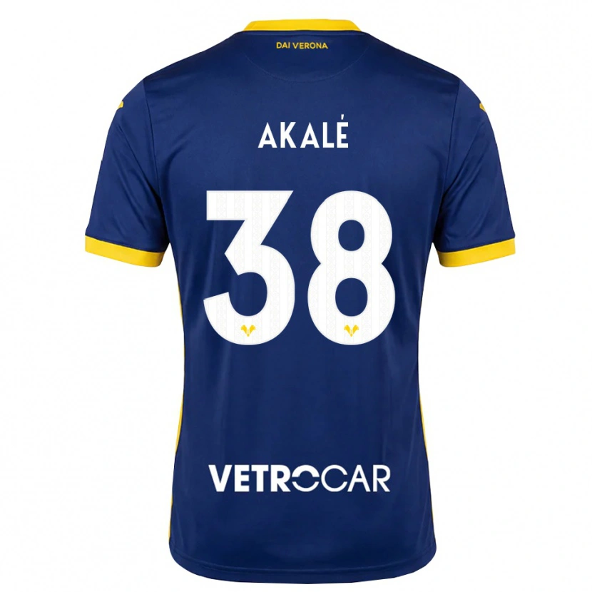 Danxen Men Ruben Akalé #38 Royal Blue Yellow White Home Jersey 2026/27 T-Shirt