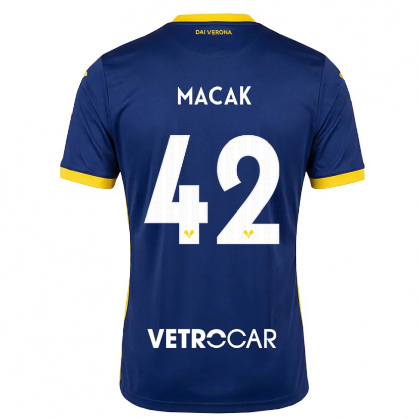 Danxen Men Tian Macak #42 Royal Blue Yellow White Home Jersey 2026/27 T-Shirt
