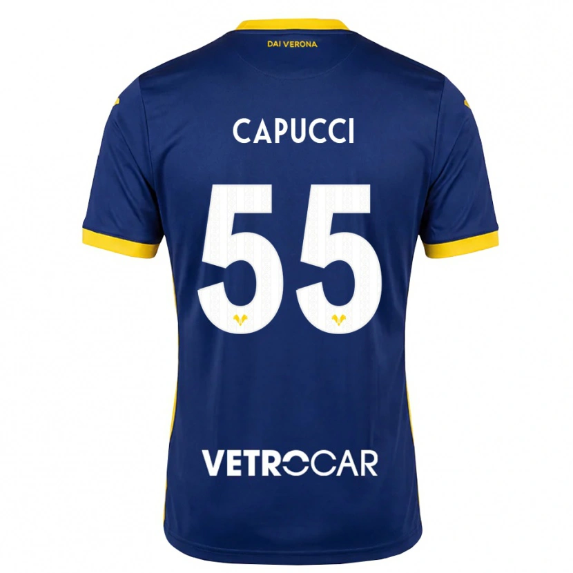 Danxen Men Laura Capucci #55 Royal Blue Yellow White Home Jersey 2026/27 T-Shirt