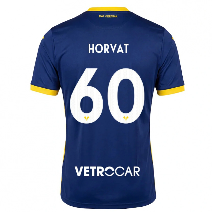 Danxen Men Mihaela Horvat #60 Royal Blue Yellow White Home Jersey 2026/27 T-Shirt