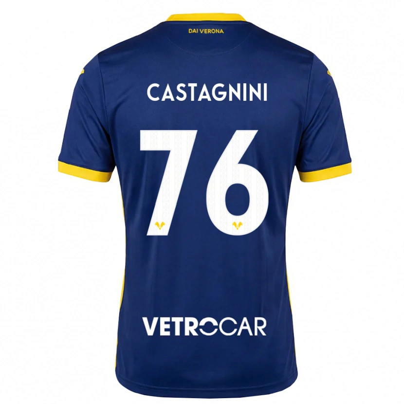 Danxen Men Mirko Castagnini #76 Royal Blue Yellow White Home Jersey 2026/27 T-Shirt
