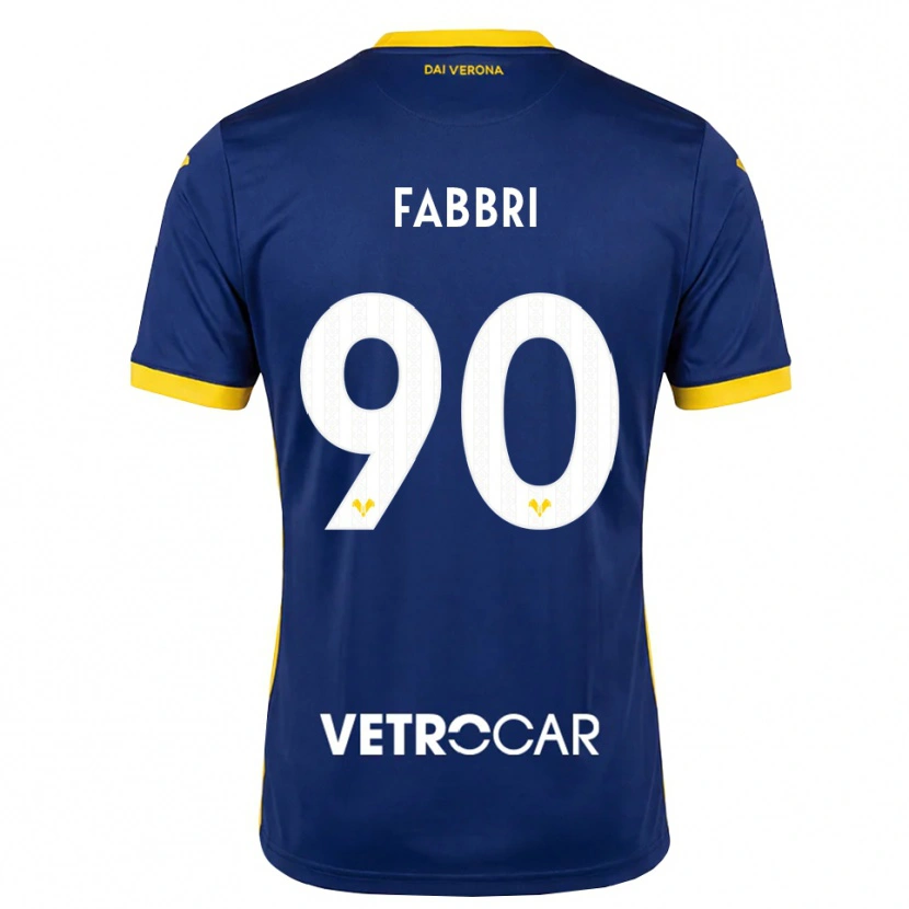 Danxen Men Alessandro Fabbri #90 Royal Blue Yellow White Home Jersey 2026/27 T-Shirt