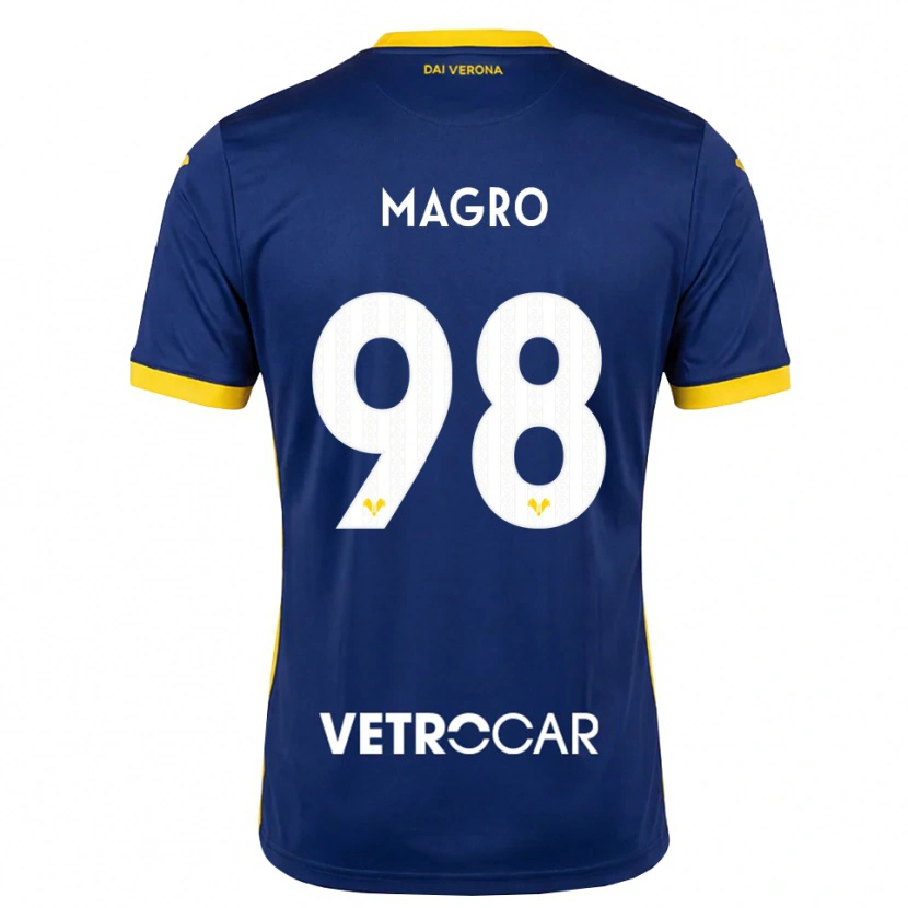 Danxen Men Federico Magro #98 Royal Blue Yellow White Home Jersey 2026/27 T-Shirt