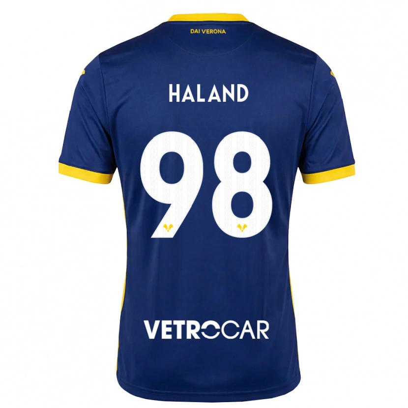 Danxen Men Benedicte Iversen Håland #98 Royal Blue Yellow White Home Jersey 2026/27 T-Shirt