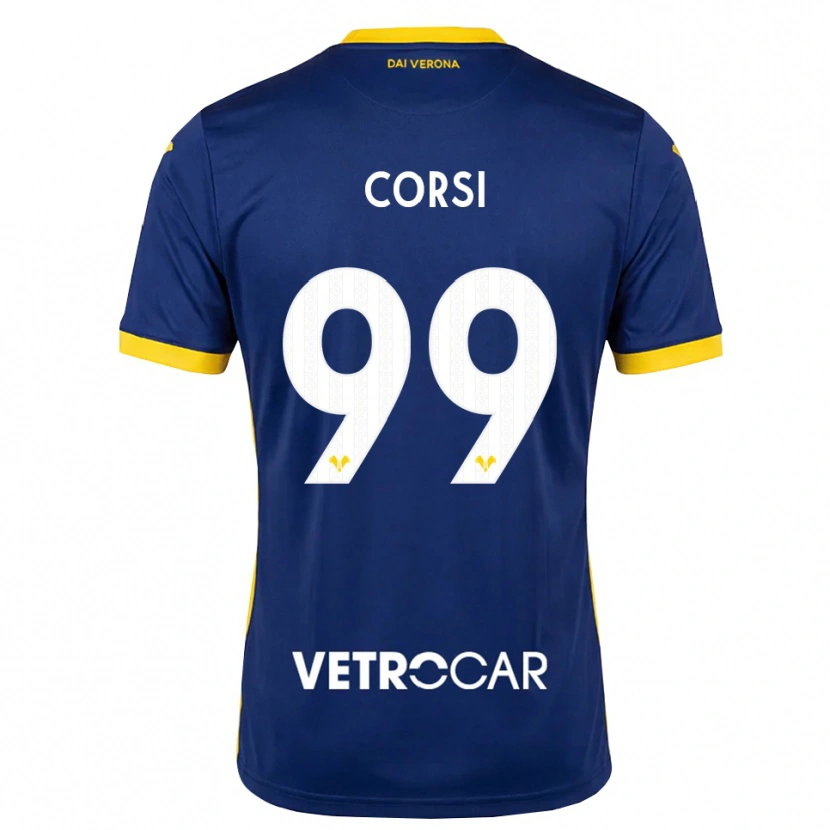 Danxen Men Sara Corsi #99 Royal Blue Yellow White Home Jersey 2026/27 T-Shirt
